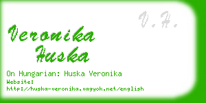 veronika huska business card